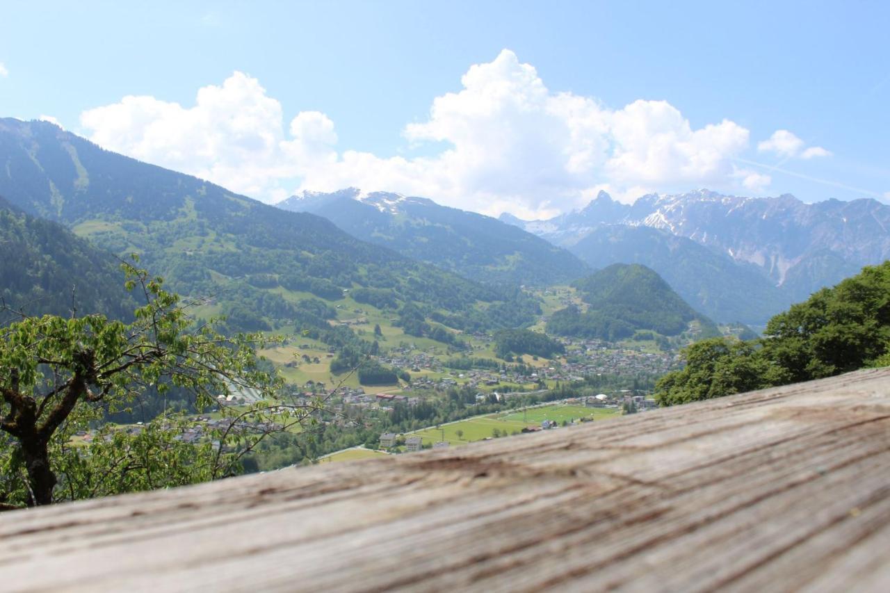 Alpenbauernhaus Konzett Schruns Exteriér fotografie